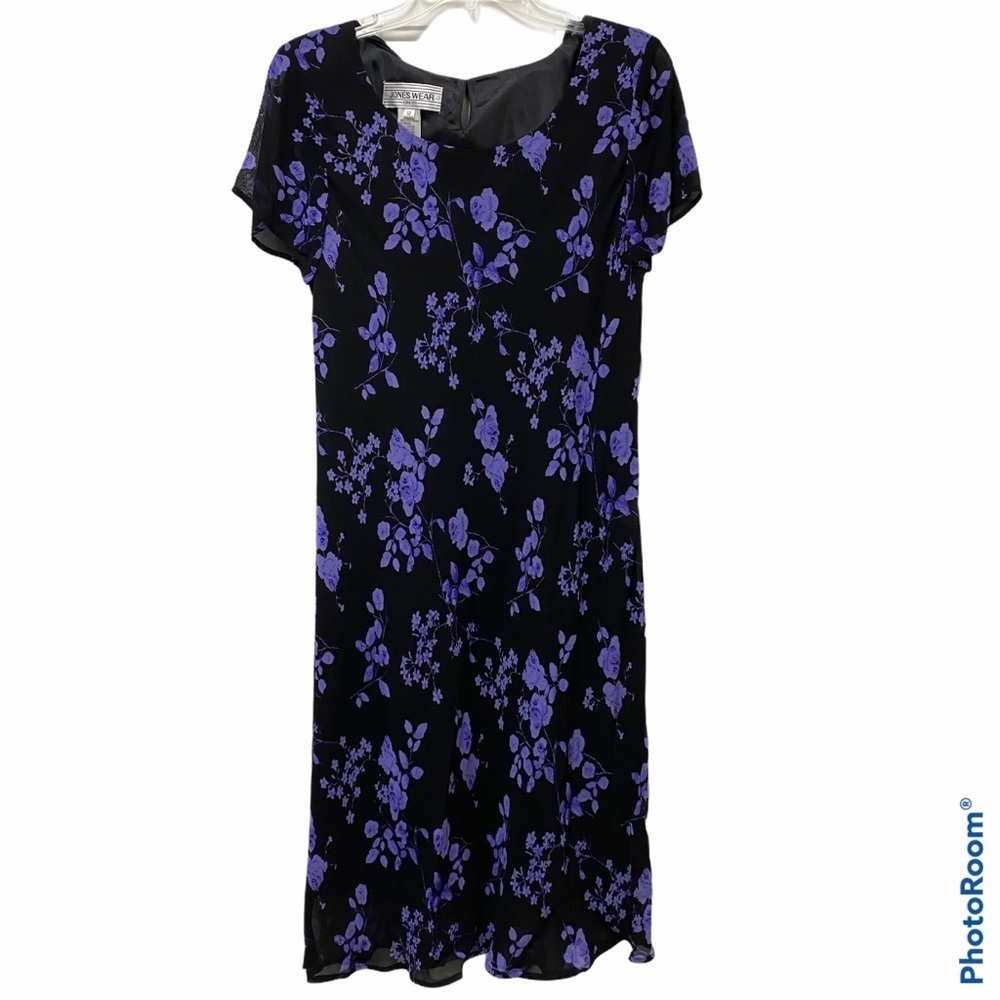 Jones New York Vintage Short Sleeve Dress